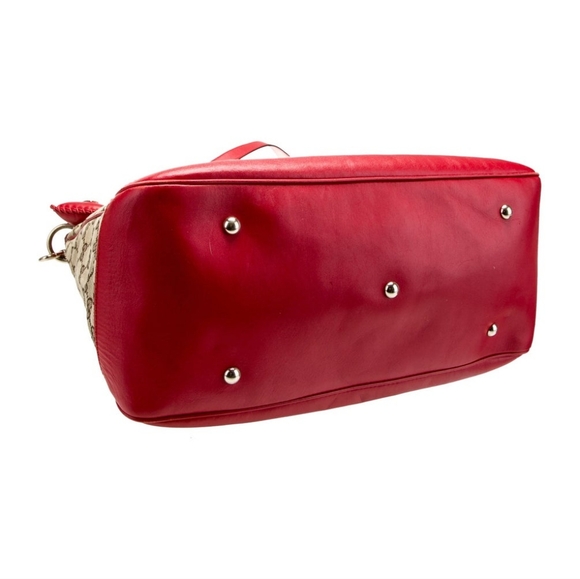 GUCCI Monogram Valentine Bag Red Rare - Picture 4 of 14